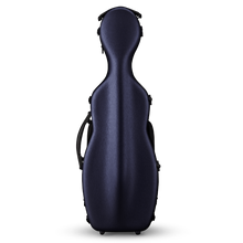 Load image into Gallery viewer, Eastman CAVL30-BLU Mini Cello-shaped Violin Case, 4/4, Polycarbonate Blue-Easy Music Center
