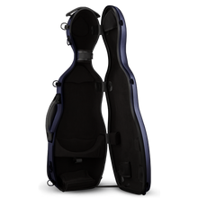 Load image into Gallery viewer, Eastman CAVL30-BLU Mini Cello-shaped Violin Case, 4/4, Polycarbonate Blue-Easy Music Center
