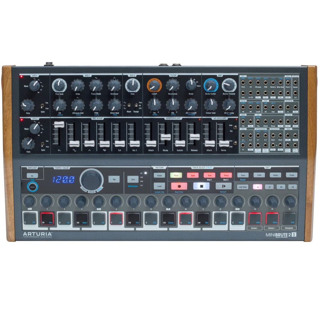 Arturia MINIBRUTE2S Analog Synthesizer and Sequencer-Easy Music Center