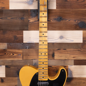 Fender 923-2001-636 Custom Shop , 50s Double Esquire Tele, Journeyman Relic, Aged Nocaster Blonde-Easy Music Center