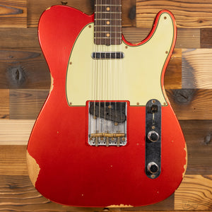 Fender 923-6053-071 Custom Shop (#CZ567797), 1960 LTD Tele, Relic, Aged Candy Apple Red-Easy Music Center