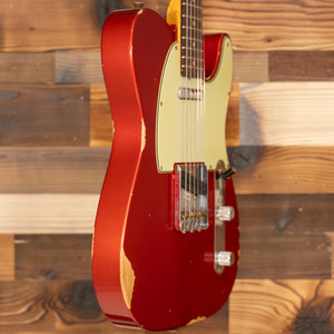 Fender 923-6053-071 Custom Shop (#CZ567797), 1960 LTD Tele, Relic, Aged Candy Apple Red-Easy Music Center