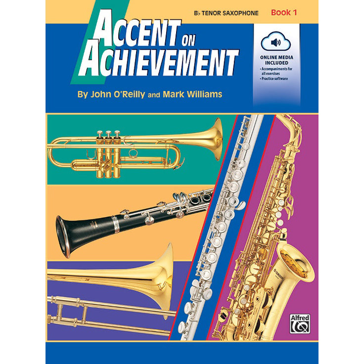 Alfred A-17088 Accent on Achievement Book 1 - Tenor Sax-Easy Music Center