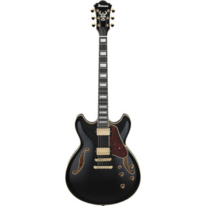 Ibanez AS93BCBK Artcore Expressionist Semi-Hollow, HH, Super 58 PU, Black-Easy Music Center