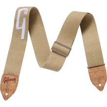 Load image into Gallery viewer, Gibson ASTSTN-TAN The Hemp Strap, Tan-Easy Music Center
