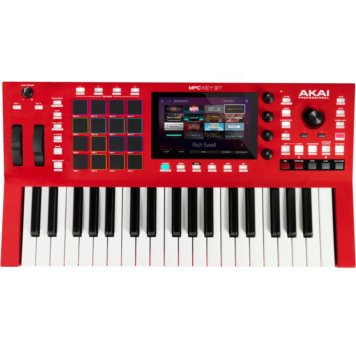 DTM・DAW AKAI MPC Key 37 MPC Key37 Akai MPCKEY37 MPC Key 37 Production Synthesizer Keyboard – Easy