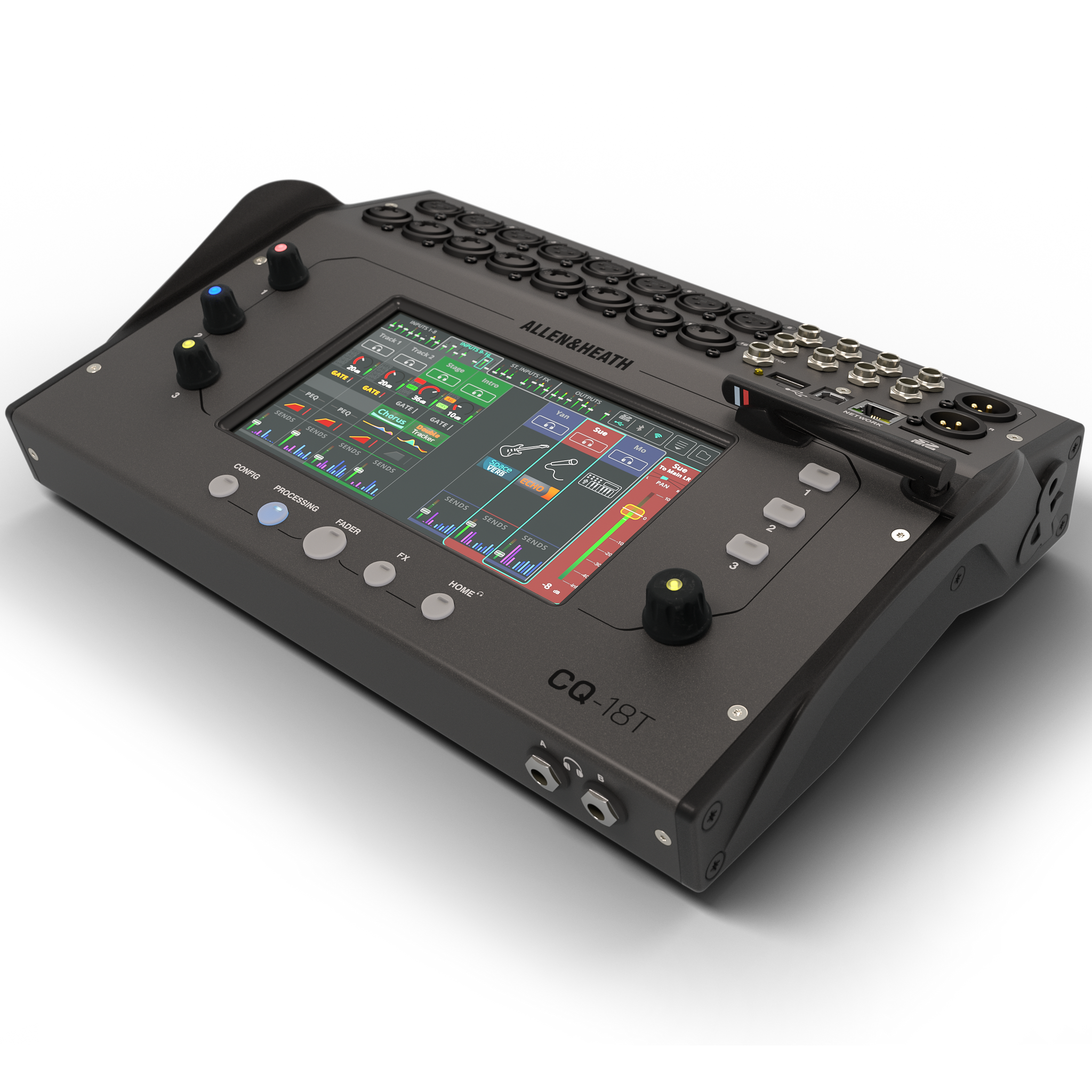 Allen & Heath CQ-18T Compact 18-Channel Digital Mixer w/ Screen Allen & Heath CQ-18T Compact 18-Channel Digital Mixer w/ Screen