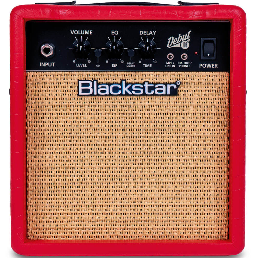 Blackstar DEBUT10ERD 10w Combo Practice Amp, Red Tweed-Easy Music Center