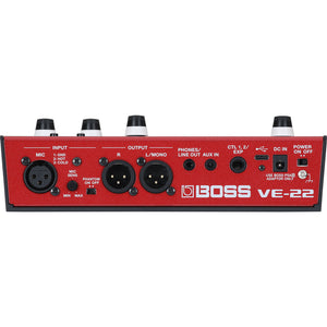 Boss VE-22 Vocal Performer Effects Processor Pedal-Easy Music Center