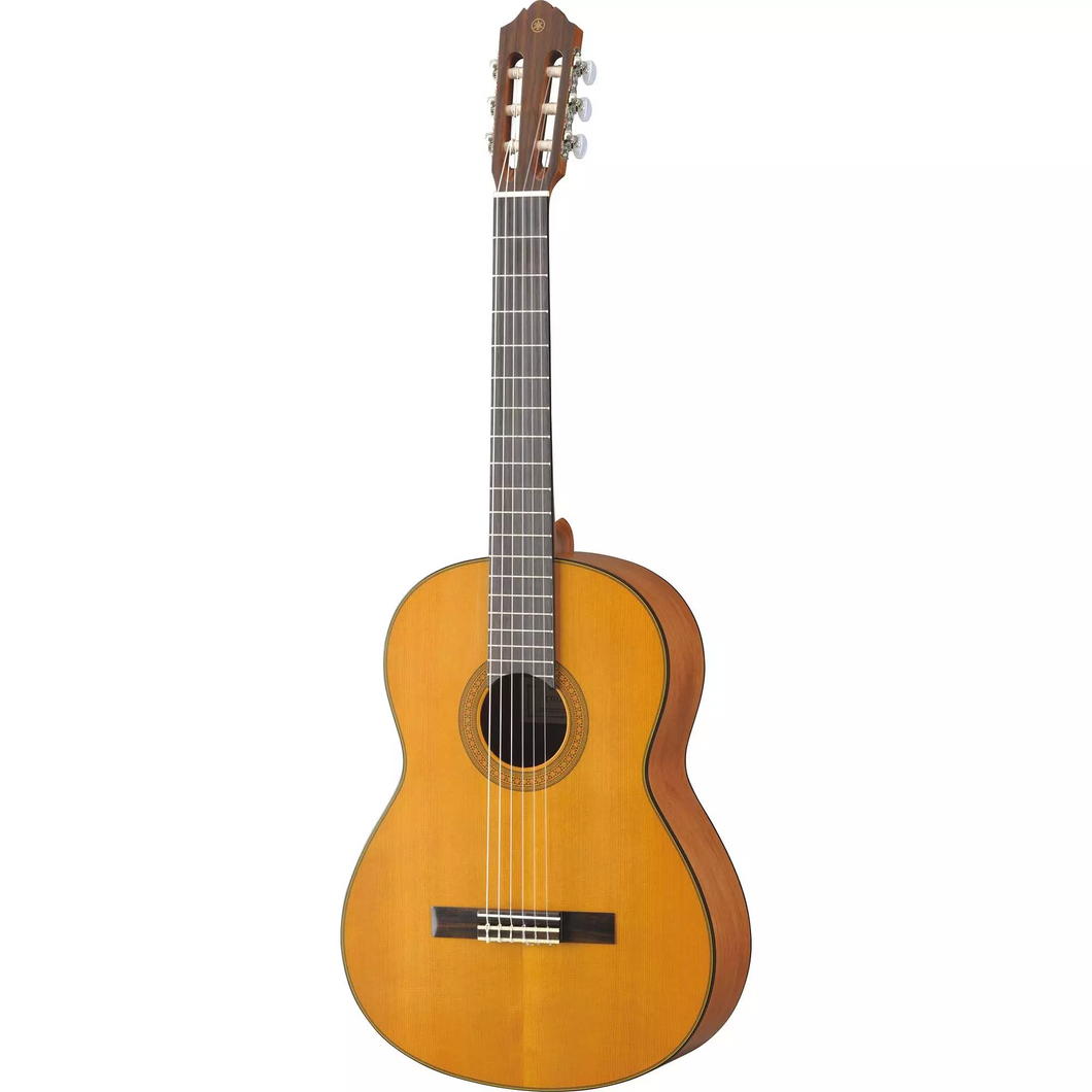 Yamaha CG122MCH Classical Acoustic Guitar, Solid Cedar Top, Satin-Easy Music Center