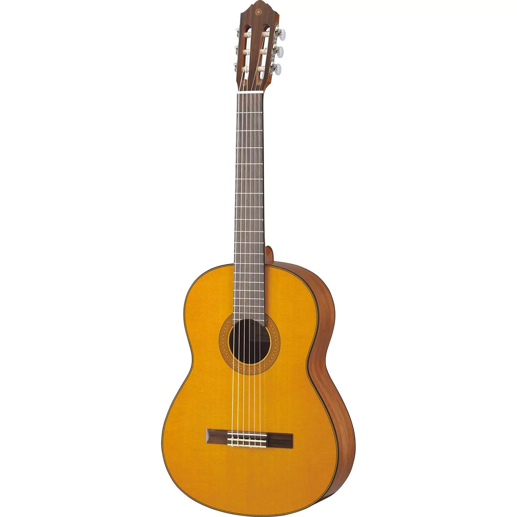 Yamaha CG142CH Classical Acoustic Guitar, Solid Cedar Top, Gloss-Easy Music Center