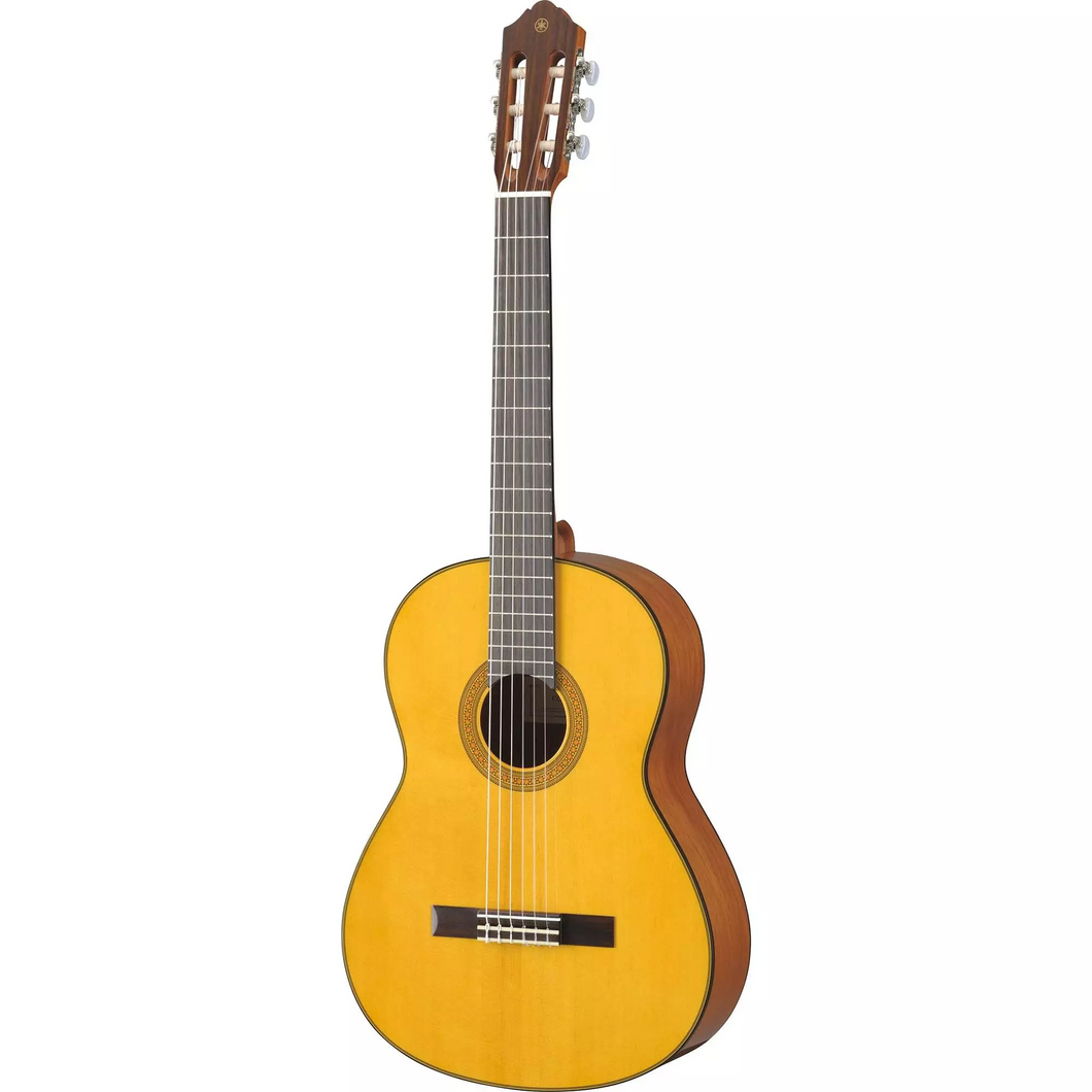 Yamaha CG142SH Classical Acoustic Guitar, Solid Spruce Top, Gloss-Easy Music Center