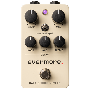 Universal Audio GPS-EVMR Evermore Studio Reverb Pedal-Easy Music Center