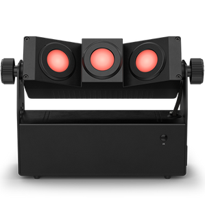 Chauvet EZBEAMQ3ILS EZbeam Q3 ILS Wall Accent and Effect Light, Battery-Powered-Easy Music Center