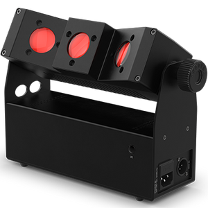 Chauvet EZBEAMQ3ILS EZbeam Q3 ILS Wall Accent and Effect Light, Battery-Powered-Easy Music Center