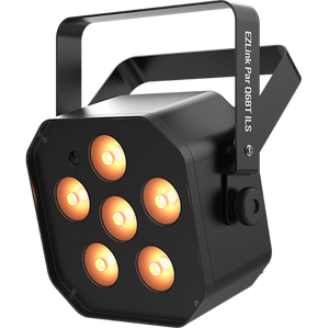 Chauvet EZLINKPRQ6BTILS RGBA LED Battery-Powered LED PAR w/ Bluetooth and ILS-Easy Music Center
