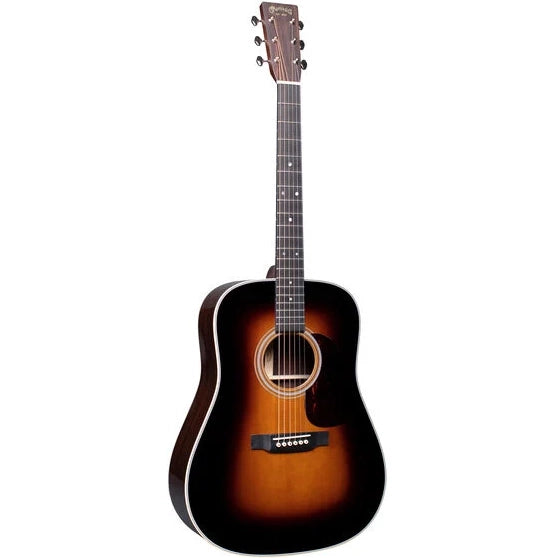 Martin D-28-SUNBURST D28 Dreadnought Acoustic Guitar, Gloss Sunburst Finish-Easy Music Center