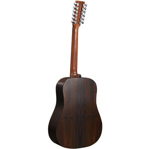 Martin D-X2E-12-BRAZ-RW X-Series Dreadnought 12-string Guitar w/ Electronics, Sitka Spruce Top, Brazilian RW HPL b/s-Easy Music Center