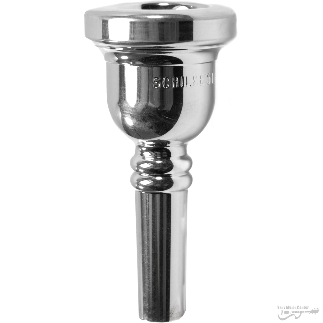 Schilke LTB51 Standard Series Large Bore 51 Trombone Mouthpiece-Easy Music Center