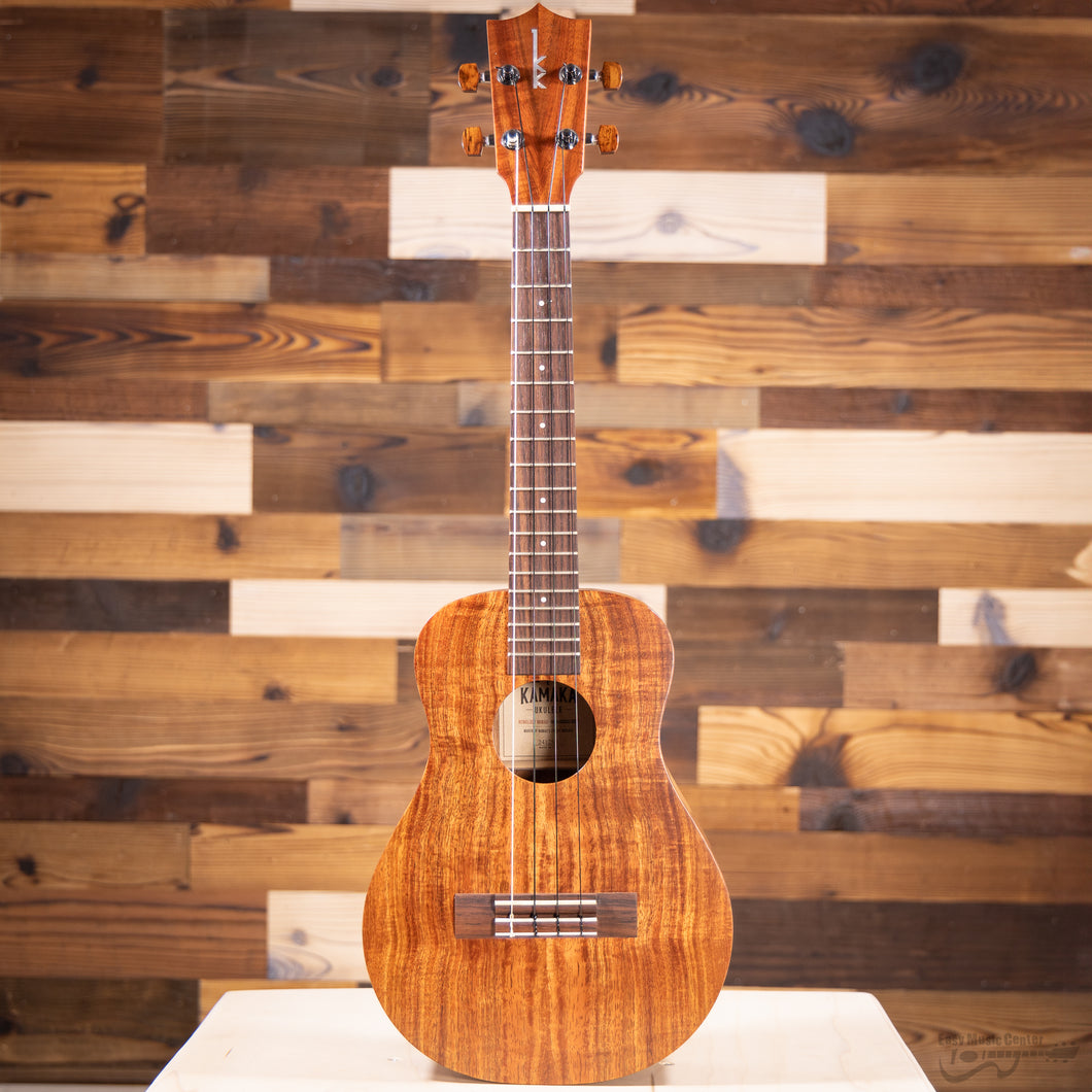 Kamaka HB-3 Hawaiian Handmade Koa Tenor Bell Shape Ukulele (#241250)-Easy Music Center