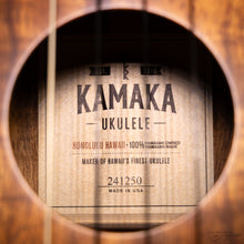 Load image into Gallery viewer, Kamaka HB-3 Hawaiian Handmade Koa Tenor Bell Shape Ukulele (#241250)-Easy Music Center
