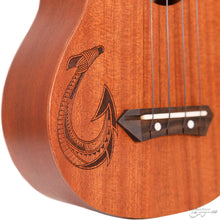 Load image into Gallery viewer, Leolani S12 Soprano Ukulele, Mahogany, Fish Hook w/Bag-Easy Music Center
