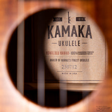Load image into Gallery viewer, Kamaka HB-3 Hawaiian Handmade Koa Tenor Bell Shape Ukulele (#250712)-Easy Music Center
