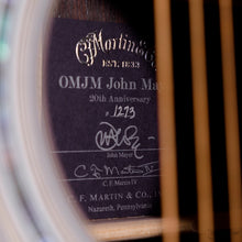 Load image into Gallery viewer, Martin OMJM-20TH John Mayer Signature Acoustic Guitar, 20th Anniversary Edition (#2923478)-Easy Music Center

