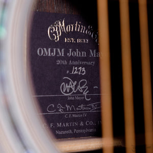 Martin OMJM-20TH John Mayer Signature Acoustic Guitar, 20th Anniversary Edition (#2923478)-Easy Music Center