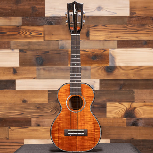 Kamaka HF-2D2I Slotted Deluxe 2-Slotted Koa Concert Ukulele (#231758)-Easy Music Center
