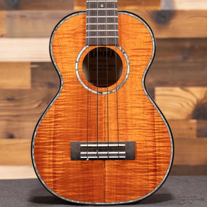 Kamaka HF-2D2I Slotted Deluxe 2-Slotted Koa Concert Ukulele (#231758)-Easy Music Center