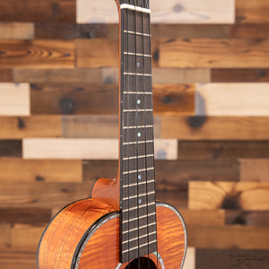 Kamaka HF-2D2I Slotted Deluxe 2-Slotted Koa Concert Ukulele (#231758)-Easy Music Center