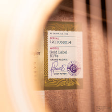 Load image into Gallery viewer, Taylor 517E-GL Gold Label 517e w/ Electronics, Natural (#1211035014)-Easy Music Center
