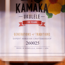 Load image into Gallery viewer, Kamaka HF-35 Hawaiian Handmade Koa 5-String Tenor Ukulele (#260025)-Easy Music Center
