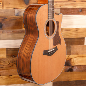 Taylor LEGACY-714CE Legacy Grand Auditorium w/ X-Bracing, Cuatway, Electronics, Cedar Top, RW b/s, Natural (#1202055066)-Easy Music Center
