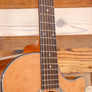 Taylor LEGACY-714CE Legacy Grand Auditorium w/ X-Bracing, Cuatway, Electronics, Cedar Top, RW b/s, Natural (#1202055066)-Easy Music Center