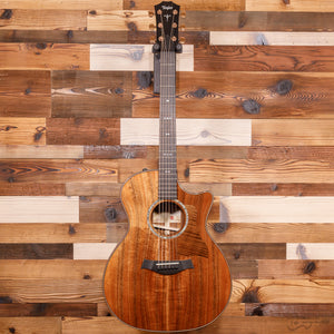 Taylor 724CE-GLOSS Gloss Grand Auditorium - All Koa, Cutaway, Electronics (#1204165073)-Easy Music Center