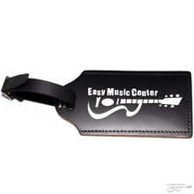 Load image into Gallery viewer, Levy A149C Leather Luggage Tag w/ EMC Logo-Easy Music Center
