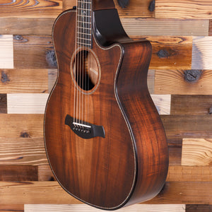 Taylor K24CE-BE Grand Auditorium Builders Edition Koa Acoustic-Electric Guitar (#1211064021)-Easy Music Center