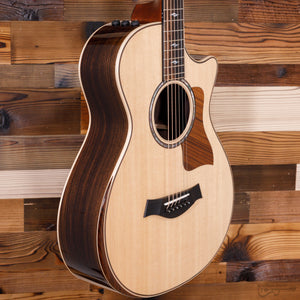 Taylor 812CE-12-FRET Grand Concert - Cutaway, Electronics, Natural (#1207085010)-Easy Music Center