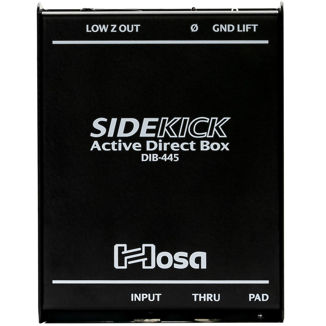 Hosa DIB-445 SideKick Active Direct Box-Easy Music Center
