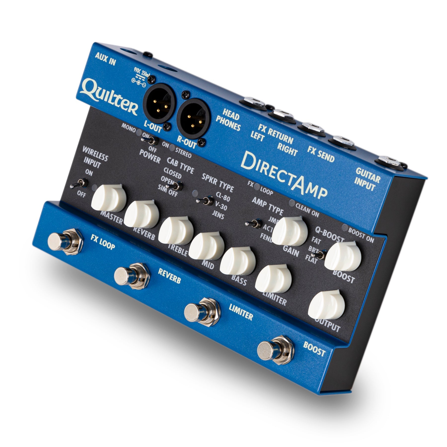 guitar pedal bluetooth Quilter Labs DirectAmp Stereo Amp Simulator