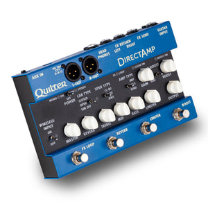 power amp sim pedal Quilter DIRECTAMP Guitar Direct Input Pedal w/ Stereo Amp Simulator an – Easy Music Center