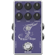 Load image into Gallery viewer, Donner EC1335 White Tape Delay Guitar Pedal w/ True Bypass-Easy Music Center
