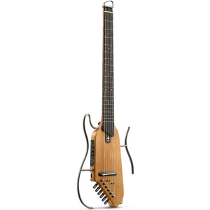 Donner EC1780 HUSH-I Silent Guitar, Maple, Natural-Easy Music Center