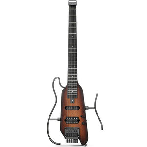 Donner EC6807 HUSH-X Silent Guitar, Sunburst-Easy Music Center