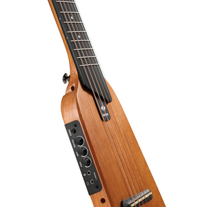 Donner HUSH-I-MAH HUSH-I Silent Guitar, Mahogany, Natural-Easy Music Center