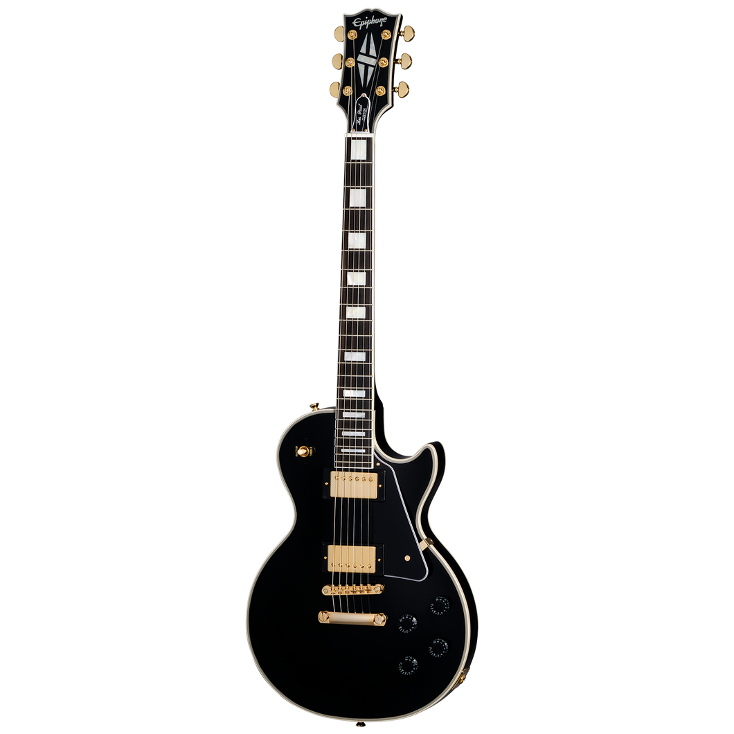 Epiphone ECLPCEBGH1 Les Paul Custom - Ebony-Easy Music Center