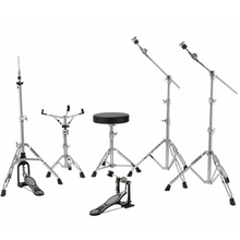 Load image into Gallery viewer, Ludwig LE522028NC Evolution 5pc Full Kit w/ Hardware, NO CYM, - 22, 10, 12, 16, 14s - Platinum-Easy Music Center
