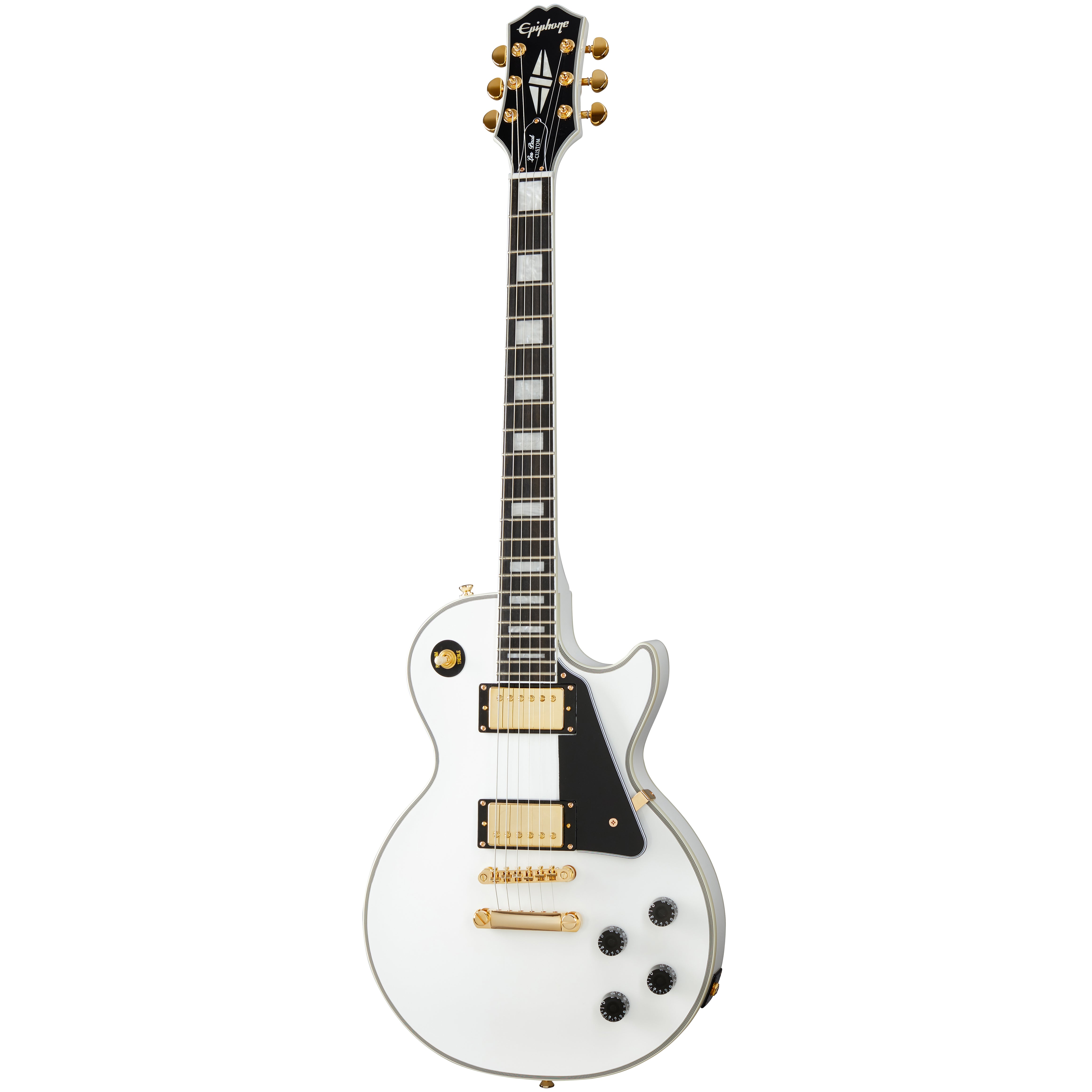 Epiphone ECLPCAWGH1 Les Paul Custom - Alpine White – Easy Music Center